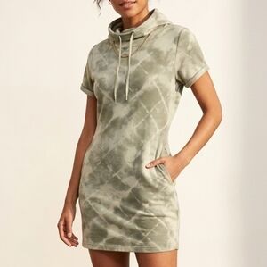 George Green Tye Dye Sweatshirt Dress Pockets XL Ptp 24.5" L 37"